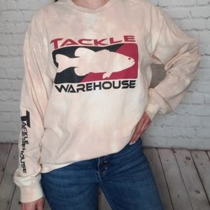 Tackle Warehouse bleach tie dyed long sleeve shirt